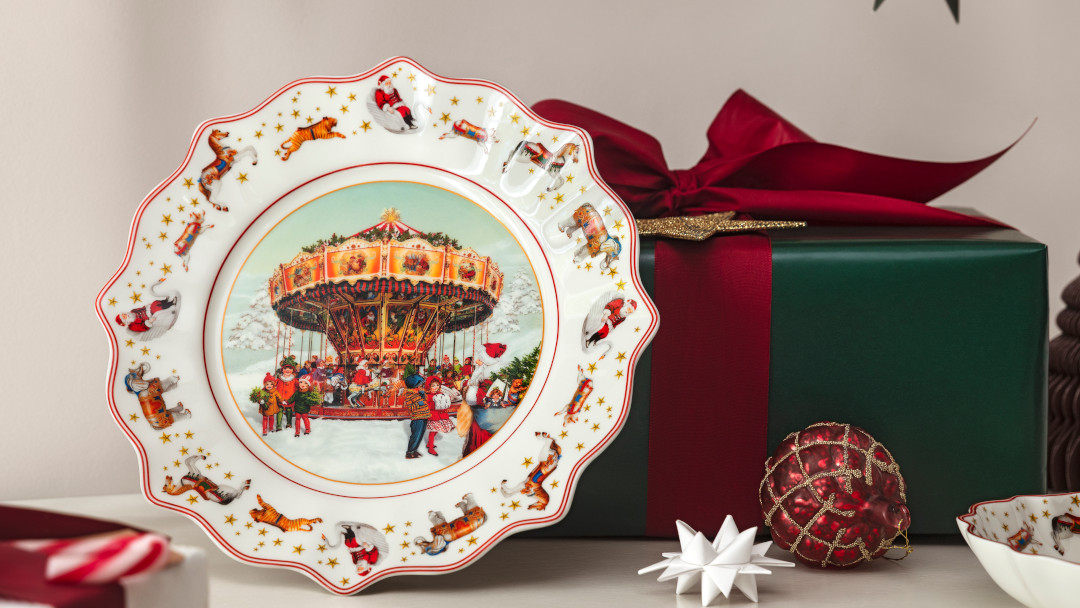 Talerz Sałatkowy Porcelana Świąteczna Prezent Świąteczny Villeroy & Boch Edycja Limitowana Annual Christmas Edition 2024