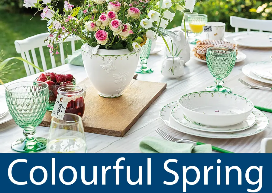 Porcelana z kolekcji Colourful Spring Villeroy & Boch 