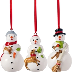 Zawieszki świąteczne Bałwanki 3 el.