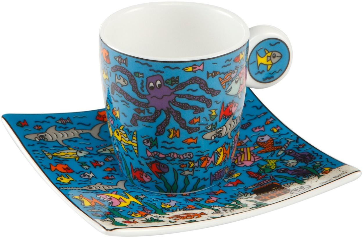 Filiżanka do espresso "Under the Deep Blue Sea"