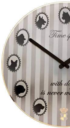 Zegar "Time Spent with Dogs"