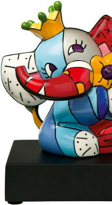 Figurka porcelanowa "Wiosenny Słoń"