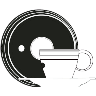 Filiżanka ze spodkiem, 65 ml