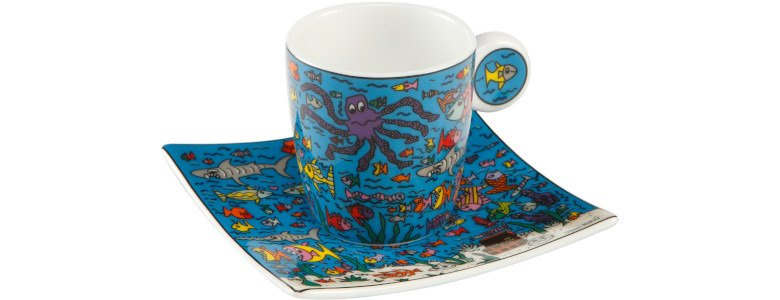 Filiżanka do espresso "Under the Deep Blue Sea"