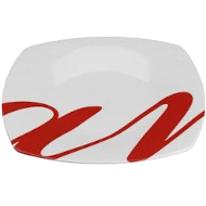 Kwadratowy talerz na przystawki