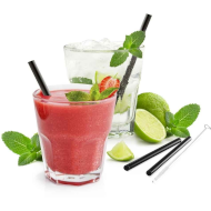 Zestaw 4 słomek 13cm