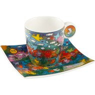 Filiżanka do espresso "Up Down and Fly Around"