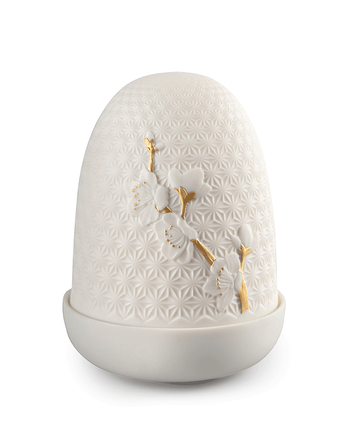 Lampa stołowa Dome Kwiaty wiśni