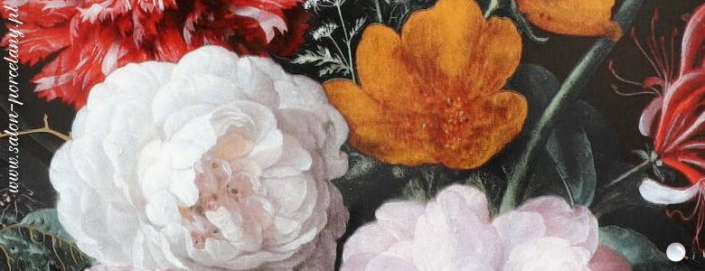 Zegar ścienny "Flowers in a Vase"