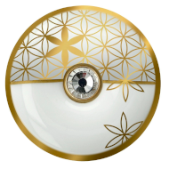 Broszka "Kwiat życia", biała