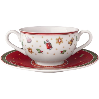 Bulionówka ze spodkiem 2 el.