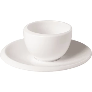 Filiżanka do kawy bez ucha ze spodkiem 2 el.