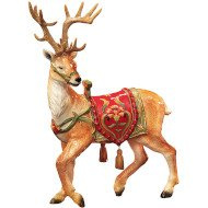 Figurka Renifer z siodłem