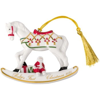 Dekoracja choinkowa Konik na biegunach 2025