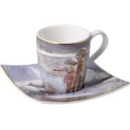 Filiżanka espresso "Sisters on the Beach"