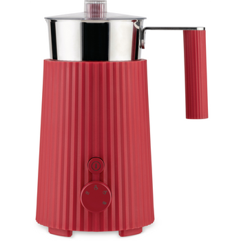 Spieniacz do mleka czerwony Plissé