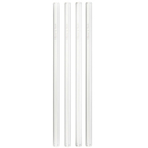 Szklane słomki longdrink 4szt.