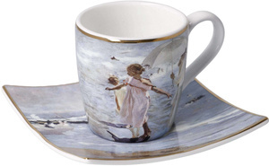 Filiżanki espresso "Time for a Bath"