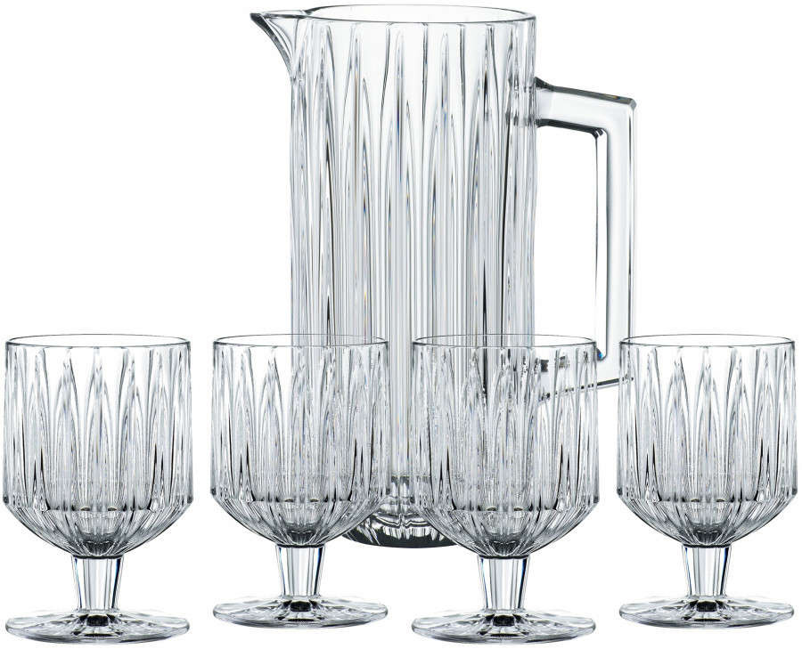 Kryształowy zestaw do drinków Jules 5 el.