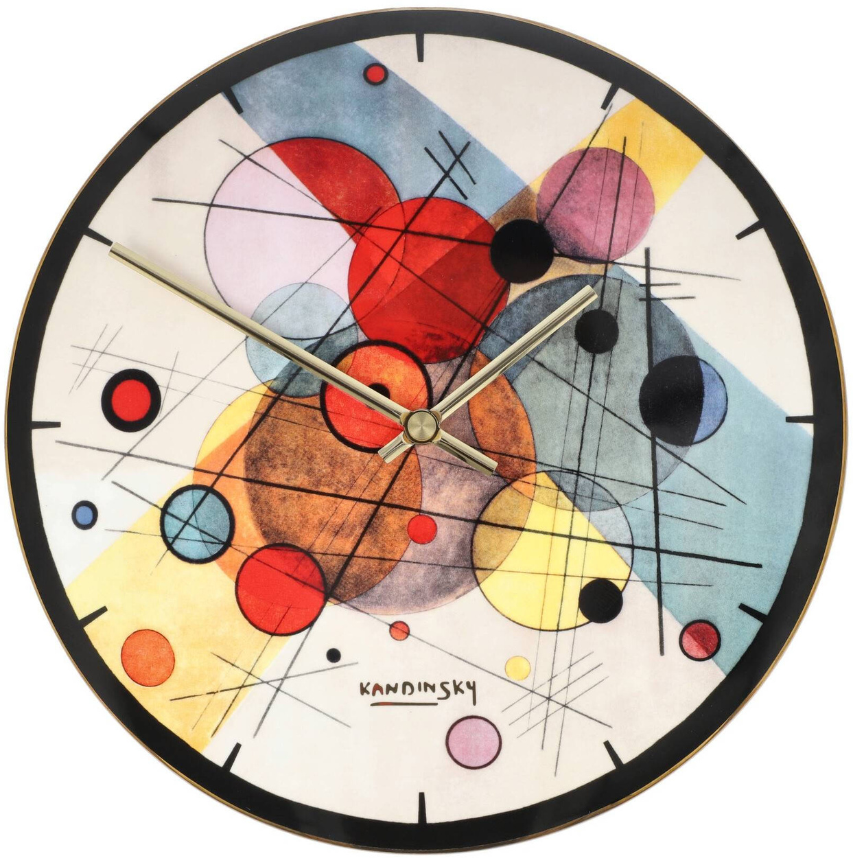 Zegar ścienny "Circles in a Cirle"