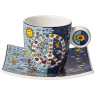 Filiżanka do espresso "Give Peace a Chance"