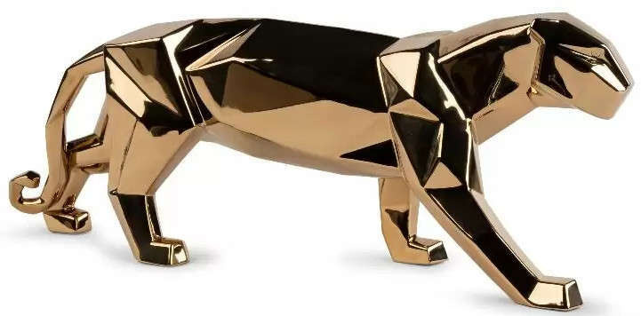 Figurka Pantera złota