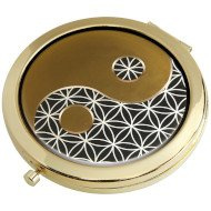 Lusterko Yin Yang Czarne