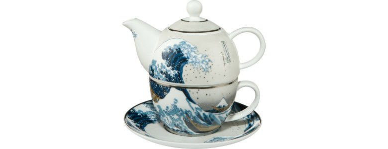 Dzbanek z filiżanką "Great Wave"