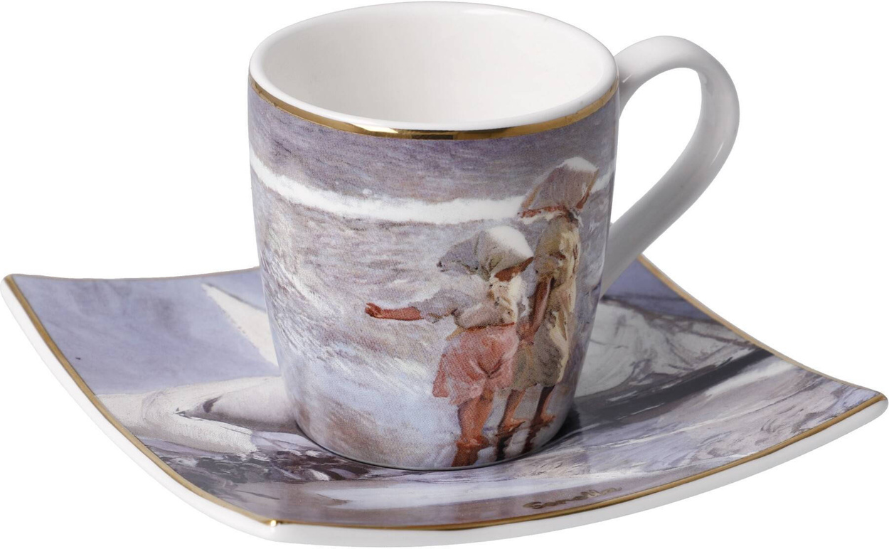 Filiżanka espresso "Sisters on the Beach"
