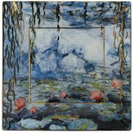 Miseczka "Lilie wodne i wierzba"