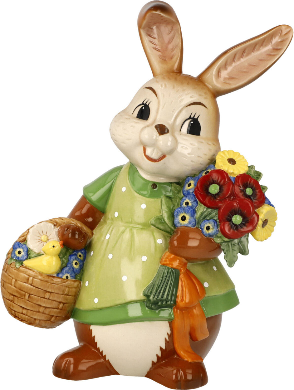 Figurka Rabbit Girl "A Floral Greeting"