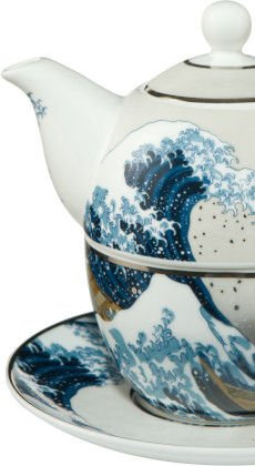 Dzbanek z filiżanką "Great Wave"