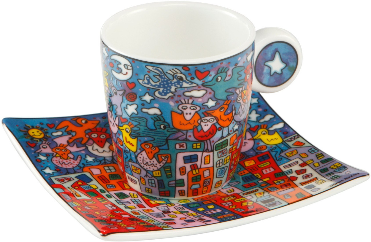 Filiżanka do espresso "City Birds"