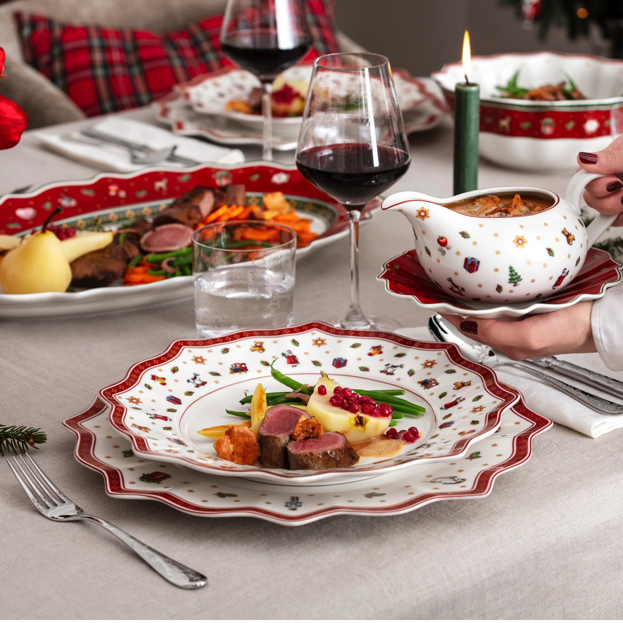 Zestaw obiadowy 12 el.