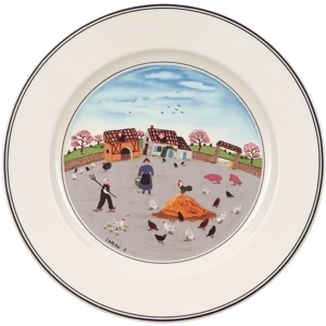 Talerz sałatkowy Zagroda