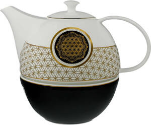 Dzbanek z podgrzewaczem "Kwiat życia"