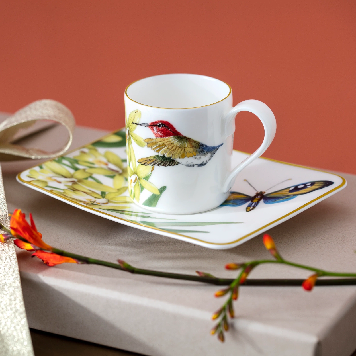 Filiżanka do espresso ze spodkiem 2 el.
