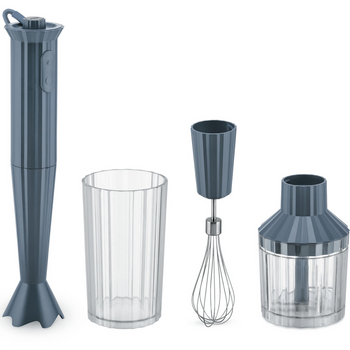 Zestaw z blenderem szary Plissé