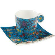 Filiżanka do espresso "Under the Deep Blue Sea"