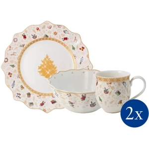 Zestaw śniadaniowy dla dwojga 6 el.