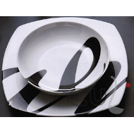 Kwadratowy talerz na przystawki