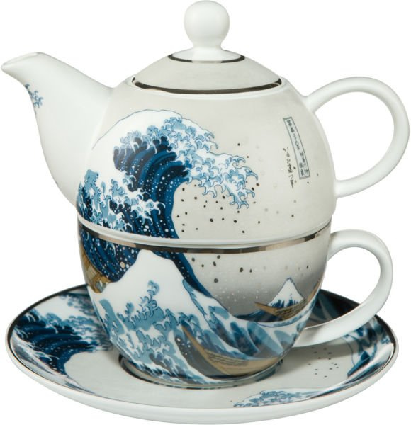 Dzbanek z filiżanką "Great Wave"
