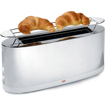 Toster z podgrzewaczem biały