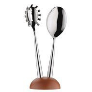 FRESCO 2 cz.zestaw do makaronu z drewnianym stojakiem