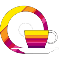 Filiżanka ze spodkiem, 65 ml