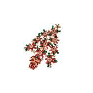 Brooche - Tree Red-Green