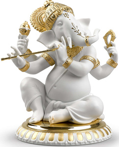 Figurka Ganesha z Bansuri