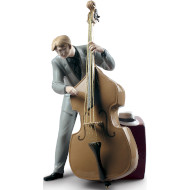 Figurka Jazzowy kontrabasista 