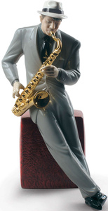 Figurka Jazzowy saksofonista