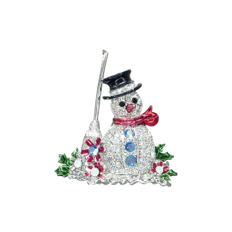 Brooche - Snowman